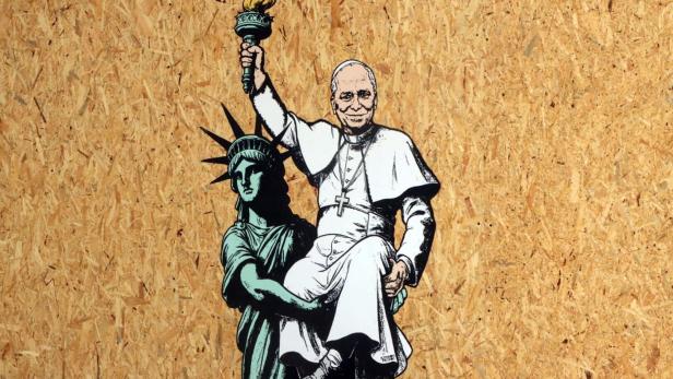 'The American Dream' mural dedicated to Pope Leo XIV unveiled in Milan