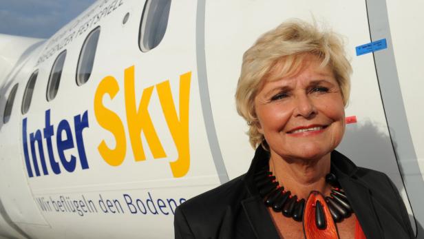 Renate Moser, Geschäftsführerin der Fluggesellschaft InterSky, bestätigte das Ende des Flugbetriebs