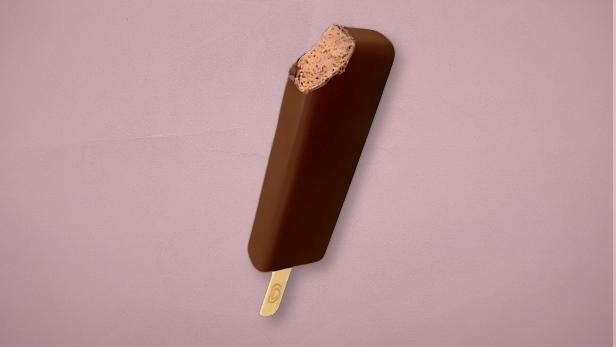 Das Brickerl: Ein Schoko-Staberl-Eis.