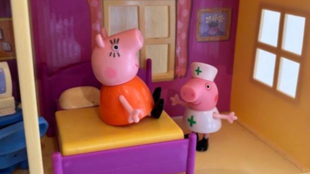 Figuren aus der Serie Peppa Wutz.