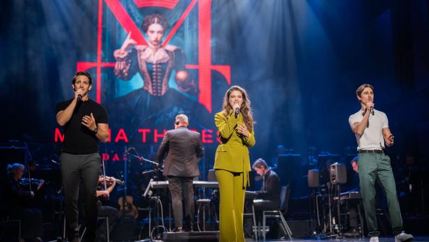 PK VEREINIGTE BÜHNEN WIEN (VBW): CAST- UND STÜCKPRÄSENTATION "MARIA THERESIA - DAS MUSICAL": DISO / LATTEN / HOLLWEG