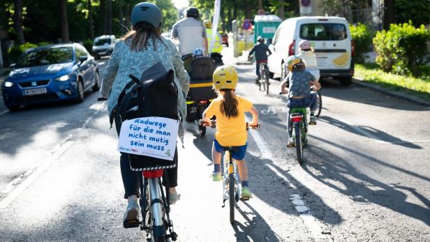 Radeln in Döbling Kidical Mass