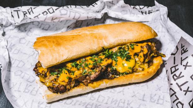 Philly Cheese Steak vom XO Grill.