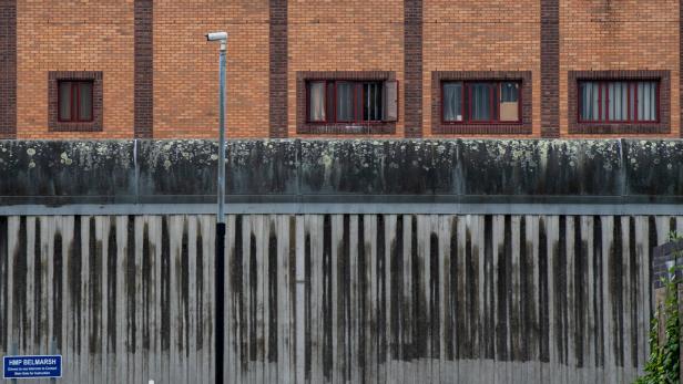 FILE PHOTO: A general view of the Belmarsh prison, in London