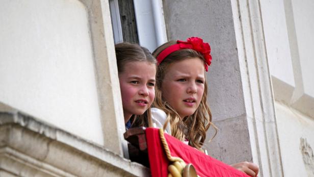 Prinzessin Charlotte und Mia Tindall Prinzessin Charlotte und Mia Tindall