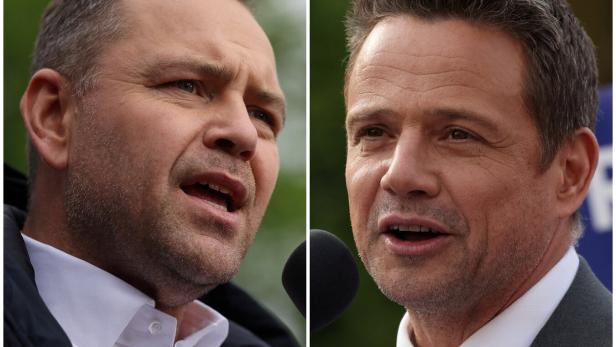 A combination picture shows Karol Nawrocki and Rafal Trzaskowski, leading candidates in the Polish presidential election A combination picture shows Karol Nawrocki and Rafal Trzaskowski, leading candidates in the Polish presidential election