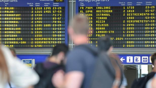 Weltweite IT-Ausfälle - Flughafen Nürnberg