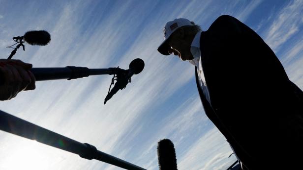 U.S. President Trump boards Air Force One at Morristown Municipal Airport U.S. President Trump boards Air Force One at Morristown Municipal Airport