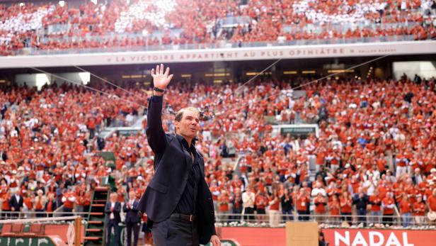French Open - Day 1 Fiesta: Rafael Nadal im Szadion Philippe Chatrier