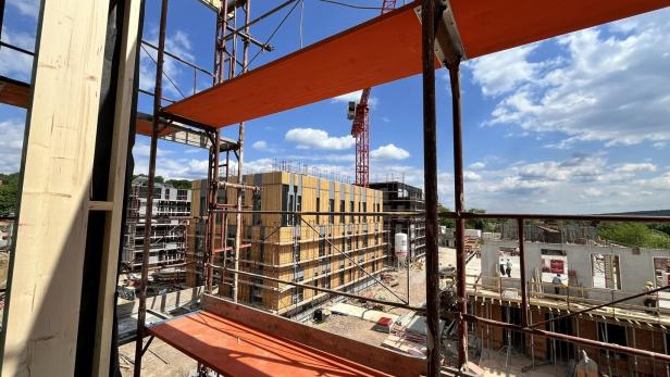 Baustelle am Campus in Pinkafeld