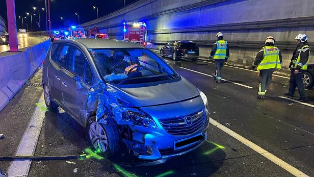 Unfall auf Südosttangente
