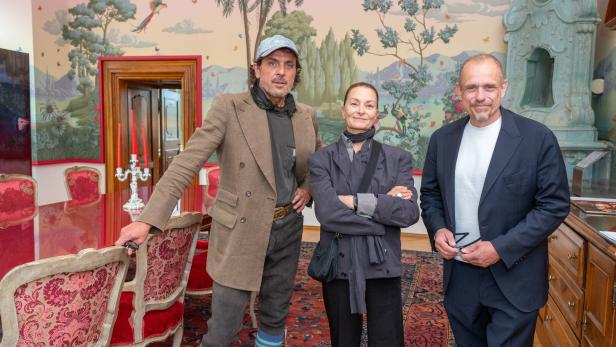 PK Pressekonferenz zur AmfAR Gala, Schloss Leopoldskron Salzburg PK Pressekonferenz zur AmfAR Gala, Schloss Leopoldskron Salzburg