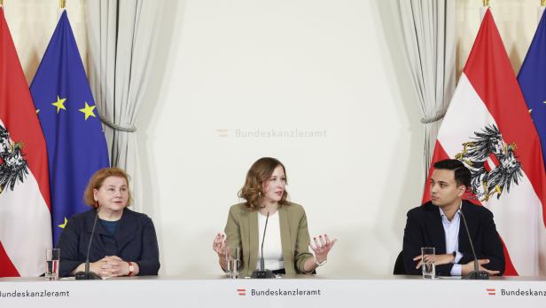 ++ HANDOUT ++ MINISTERRAT - PRESSEFOYER: SCHUMANN (SPÖ) / PLAKOLM (ÖVP) / SHETTY (NEOS) ++ HANDOUT ++ MINISTERRAT - PRESSEFOYER: SCHUMANN (SPÖ) / PLAKOLM (ÖVP) / SHETTY (NEOS)