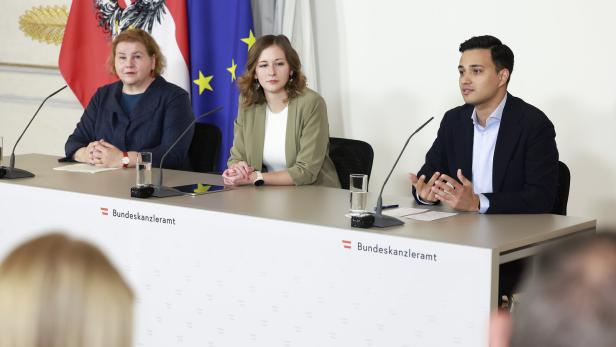 ++ HANDOUT ++ MINISTERRAT - PRESSEFOYER: SCHUMANN (SPÖ) / PLAKOLM (ÖVP) / SHETTY (NEOS) ++ HANDOUT ++ MINISTERRAT - PRESSEFOYER: SCHUMANN (SPÖ) / PLAKOLM (ÖVP) / SHETTY (NEOS)