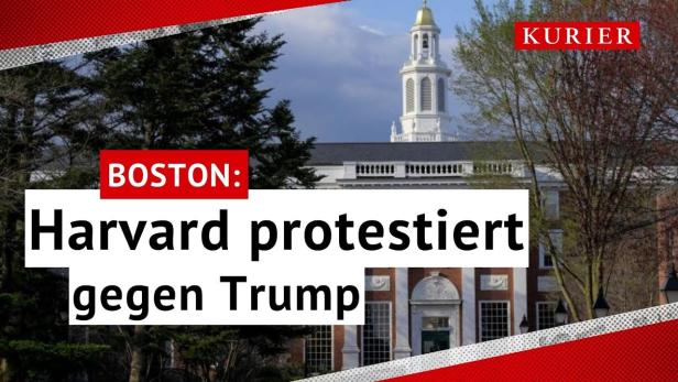 Demo: Harvard  gegen Mittelkürzungen der Trump-Regierung