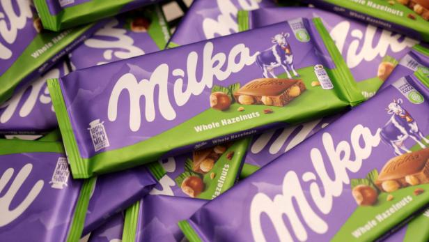 FILE PHOTO: Milka products are displayed in a supermarket