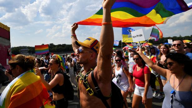 FILE PHOTO: Budapest Pride march