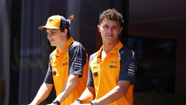 Oscar Piastri und Lando Norris von McLaren dominieren die Saison. Oscar Piastri und Lando Norris von McLaren dominieren die Saison.