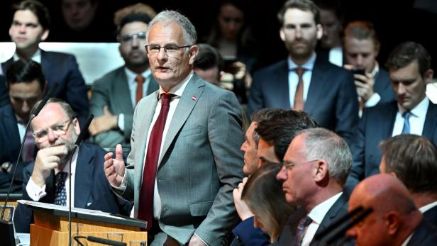 SONDERSITZUNG DES NATIONALRATES MIT BUDGETREDE: MARTERBAUER