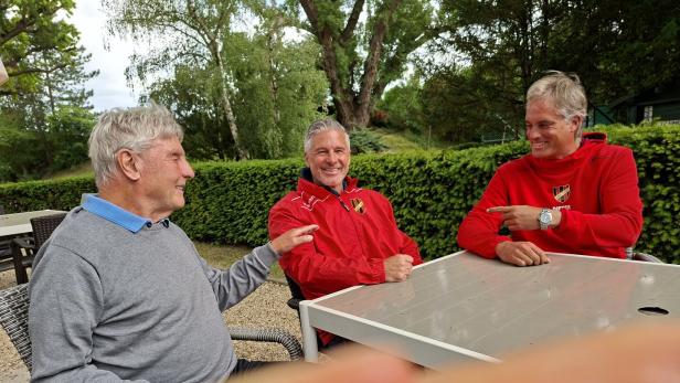 Ex-Teamkäpt’n für Kids. Im Prater setzt man auf Thomas Flögel (M.).