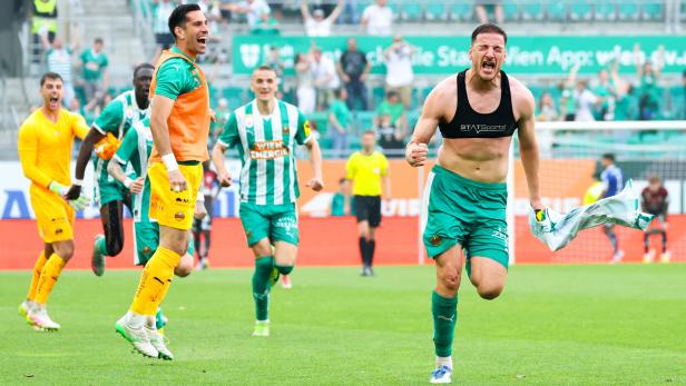 FUSSBALL/BUNDESLIGA/ADMIRAL BUNDESLIGA/EUROPACUP-PLAY-OFF/FINALE/RÜCKSPIEL.RAPID - LASK