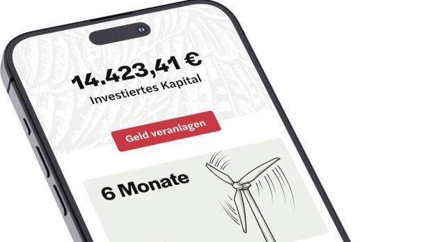 Ansicht des Bundesschatz Online-Menüs auf einem Smartphone.