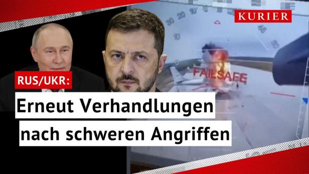 Ukraine greift Russland mit Drohnen an – Heute Verhandlungen in Istanbul