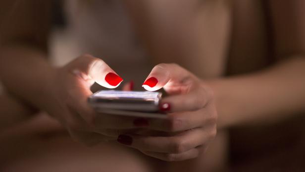 cell phone in hand