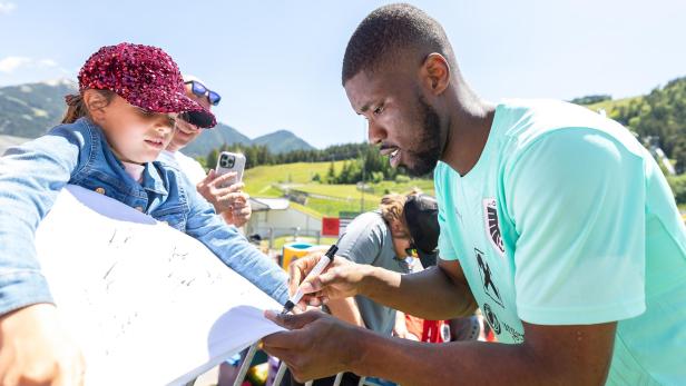 FUSSBALL: WM QUALIFIKATION: ÖFFENTLICHES TRAINING ÖFB: DANSO