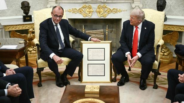 US-GERMANY-POLITICS-DIPLOMACY-TRUMP-MERZ