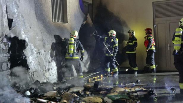 Feuerwehrleute im Einsatz