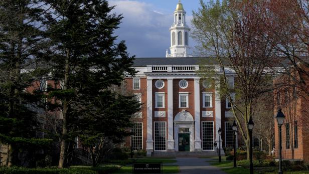 FILE PHOTO: Harvard's Business School campus is seen in Massachusetts