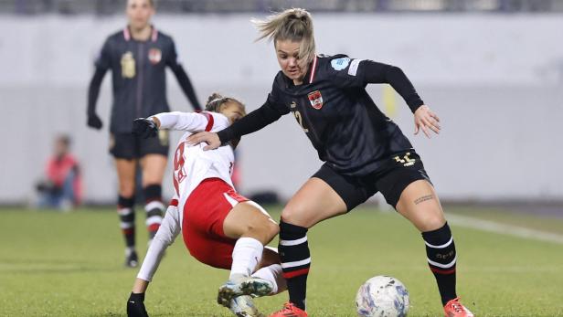 Frauenfußball-WM-Qualifikation: Österreich gegen Polen.