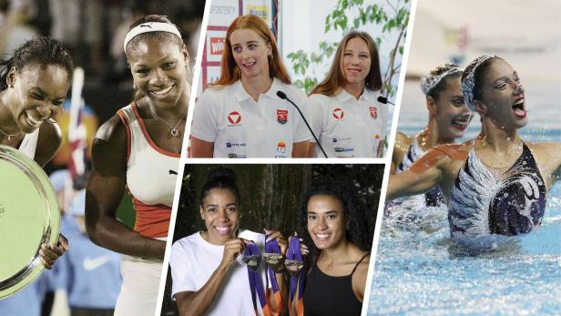 Venus und Serena Williams, die Klinger-Schwestern, die Kabundji-Schwestern und dei Alexandris Venus und Serena Williams, die Klinger-Schwestern, die Kabundji-Schwestern und dei Alexandris