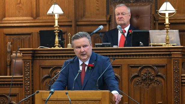 NACH WIEN-WAHL: KONSTITUIERENDE SITZUNGEN DES GEMEINDERATS UND LANDTAGS: REINDL (SPÖ) / LUDWIG (SPÖ)