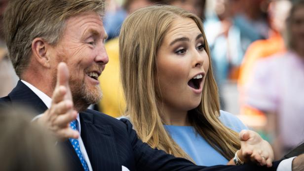 König Willem-Alexander und Prinzessin Amalia König Willem-Alexander und Prinzessin Amalia