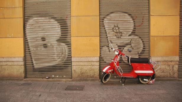 Motorroller in Italien