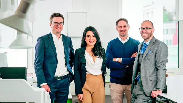 Team des Wiener Biotechnologie-Start-up Cutanos