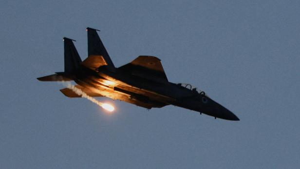 Israelischer Kampfjet im Einsatz
