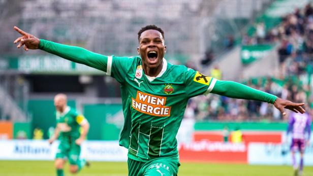SOCCER - BL, Rapid vs A.Wien Mamadou Sangare kann Rapid Millionen bringen.