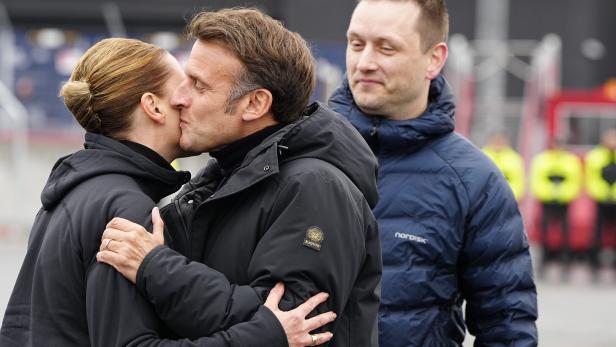 French President Macron visits Greenland