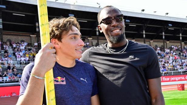 ATHLETICS-DIAMOND-SWE Die Superstars Duplantis und Bolt
