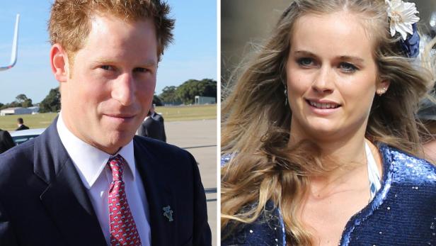 Ein Porträt von Prinz Harry und Cressida Bonas.