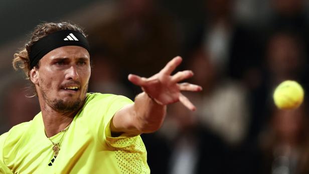 Tennis-Star Alexander Zverev in Aktion