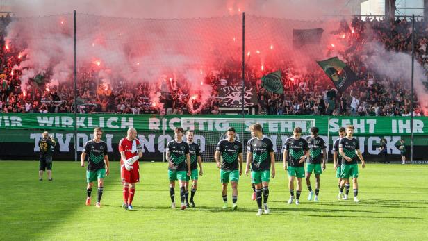 Rapid wird bei Wacker Innsbruck (Bild) spielen.