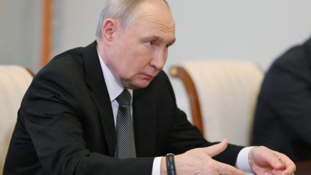 Russian President Vladimir Putin meets with President of the New Development Bank Dilma Rousseff in Strelna