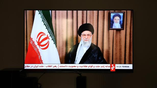 Iran's Supreme Leader Ayatollah Ali Khamenei delivers televised message