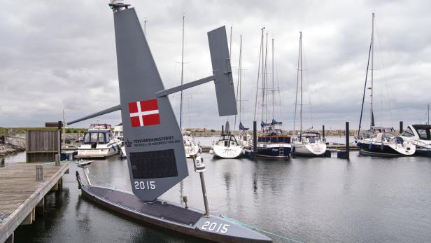 Danish Saildrone showcased in the Baltic Sea