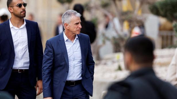 FILE PHOTO: Honour guard ceremony for Israel's incoming military chief Herzi Halevi