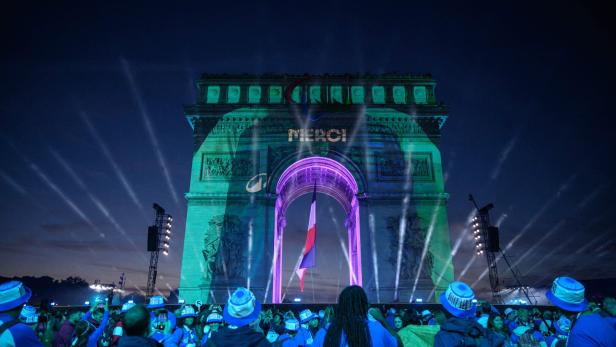 Abschlussfeier der Olympischen Sommerspiele 2024 in Paris
